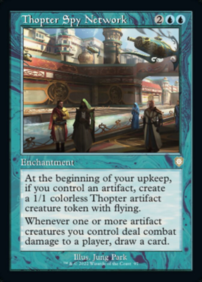 Thopter Spy Network (Retro) [The Brothers' War Commander] | Jomio and Rueliete's Cards and Comics