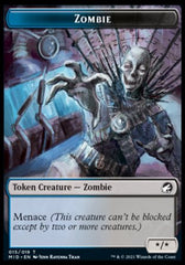 Spirit // Zombie (015) Double-Sided Token [Innistrad: Midnight Hunt Tokens] | Jomio and Rueliete's Cards and Comics