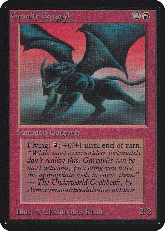 Granite Gargoyle [Alpha Edition] | Jomio and Rueliete's Cards and Comics