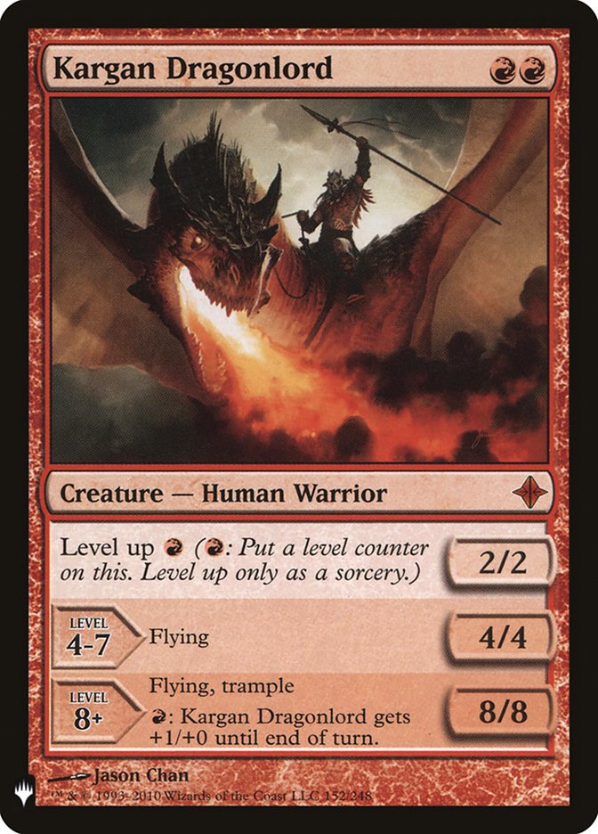 Kargan Dragonlord [Mystery Booster] | Jomio and Rueliete's Cards and Comics