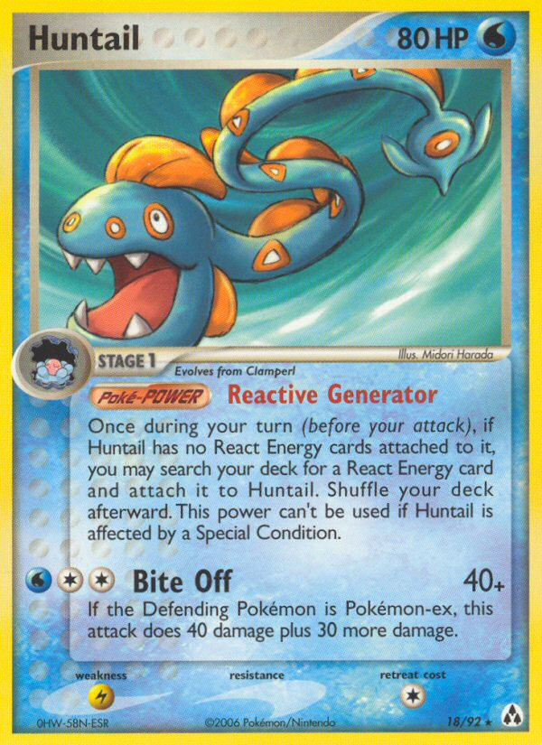 Huntail (18/92) [EX: Legend Maker] | Jomio and Rueliete's Cards and Comics
