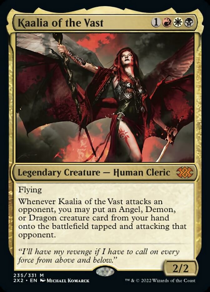 Kaalia of the Vast [Double Masters 2022] | Jomio and Rueliete's Cards and Comics