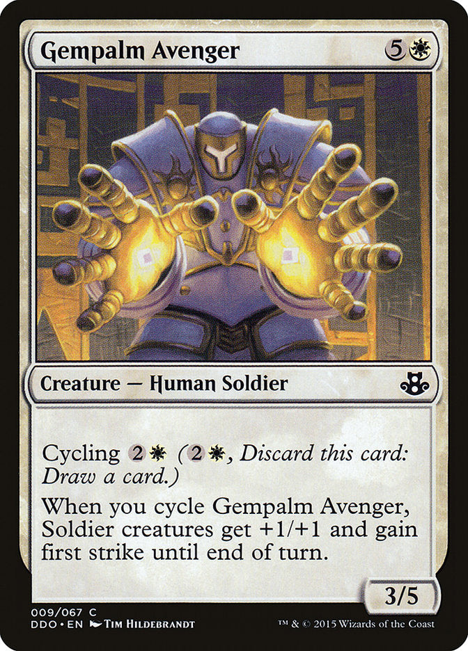 Gempalm Avenger [Duel Decks: Elspeth vs. Kiora] | Jomio and Rueliete's Cards and Comics