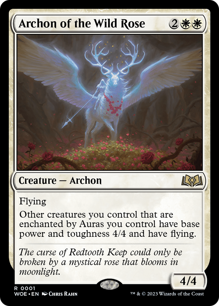 Archon of the Wild Rose [Wilds of Eldraine] | Jomio and Rueliete's Cards and Comics