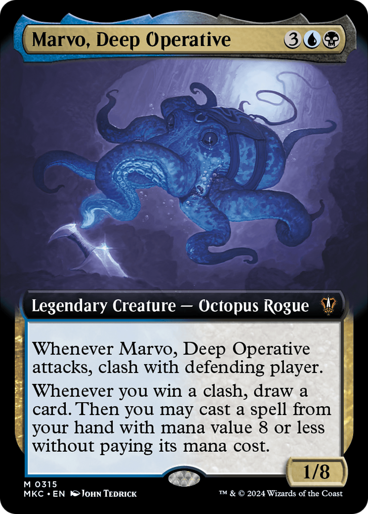 Marvo, Deep Operative (Extended Art) [Murders at Karlov Manor Commander] | Jomio and Rueliete's Cards and Comics