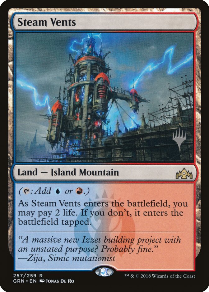 Steam Vents (Promo Pack) [Guilds of Ravnica Promos] | Jomio and Rueliete's Cards and Comics