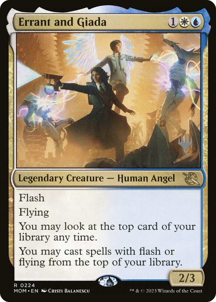 Errant and Giada (Promo Pack) [March of the Machine Promos] | Jomio and Rueliete's Cards and Comics