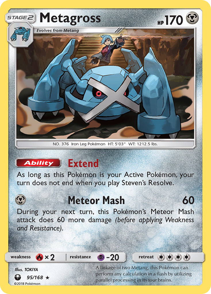 Metagross (95/168) [Sun & Moon: Celestial Storm] | Jomio and Rueliete's Cards and Comics