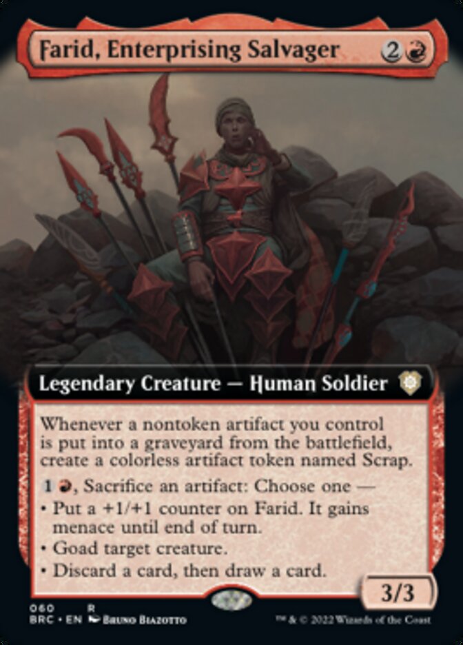 Farid, Enterprising Salvager (Extended Art) [The Brothers' War Commander] | Jomio and Rueliete's Cards and Comics