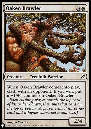 Oaken Brawler [The List] | Jomio and Rueliete's Cards and Comics