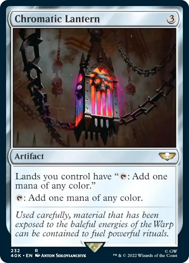 Chromatic Lantern (Surge Foil) [Warhammer 40,000] | Jomio and Rueliete's Cards and Comics