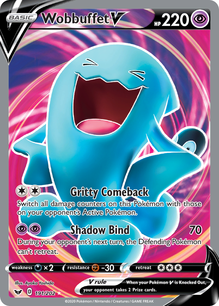 Wobbuffet V (191/202) [Sword & Shield: Base Set] | Jomio and Rueliete's Cards and Comics