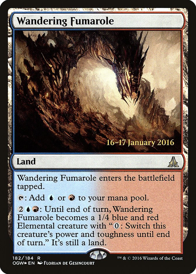 Wandering Fumarole [Oath of the Gatewatch Prerelease Promos] | Jomio and Rueliete's Cards and Comics