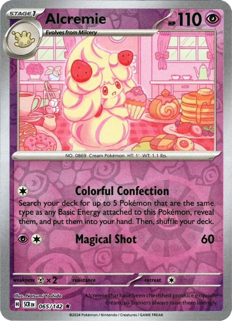 Alcremie (065/142) [Scarlet & Violet: Stellar Crown] | Jomio and Rueliete's Cards and Comics