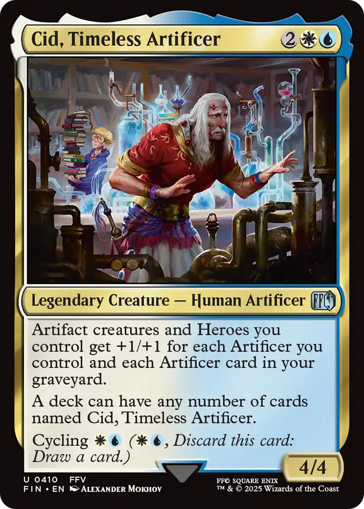 Cid, Timeless Artificer (0410) [FINAL FANTASY] | Jomio and Rueliete's Cards and Comics