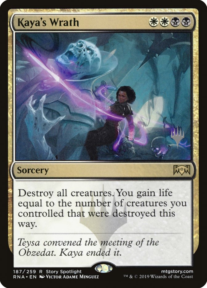 Kaya's Wrath (Promo Pack) [Ravnica Allegiance Promos] | Jomio and Rueliete's Cards and Comics