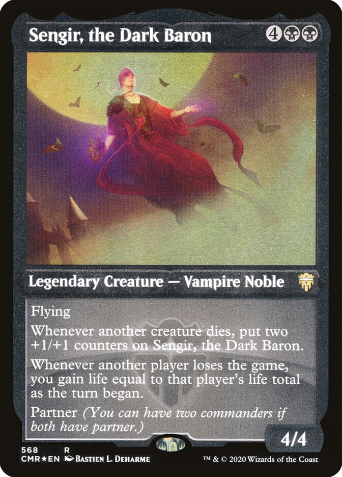 Sengir, the Dark Baron (Etched) [Commander Legends] | Jomio and Rueliete's Cards and Comics
