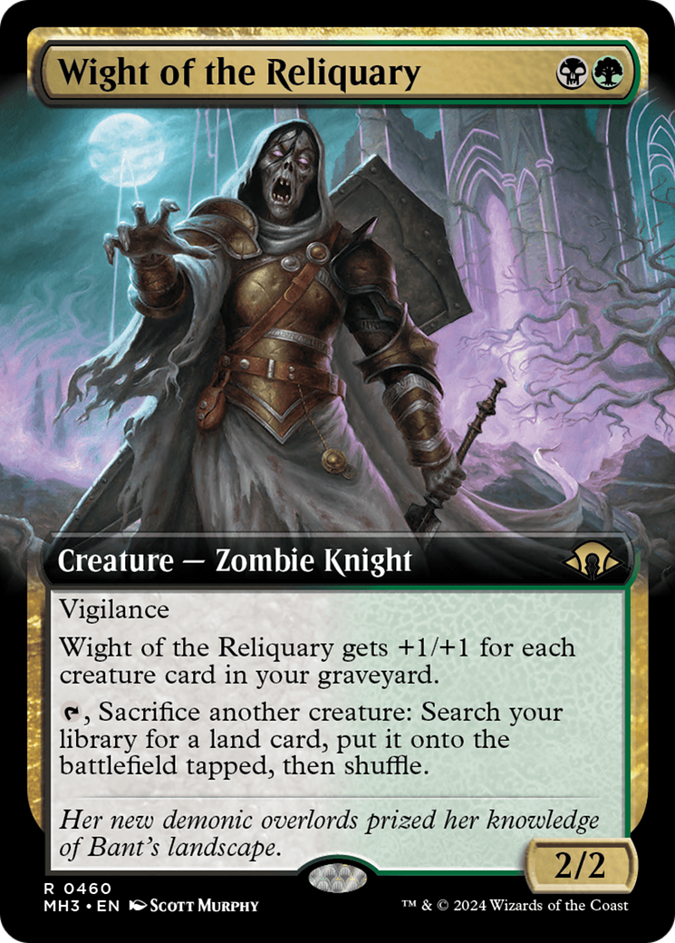 Wight of the Reliquary (Extended Art) [Modern Horizons 3] | Jomio and Rueliete's Cards and Comics