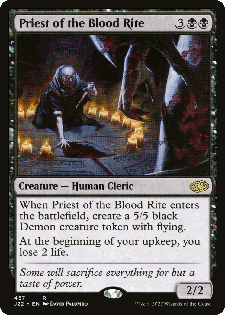 Priest of the Blood Rite [Jumpstart 2022] | Jomio and Rueliete's Cards and Comics
