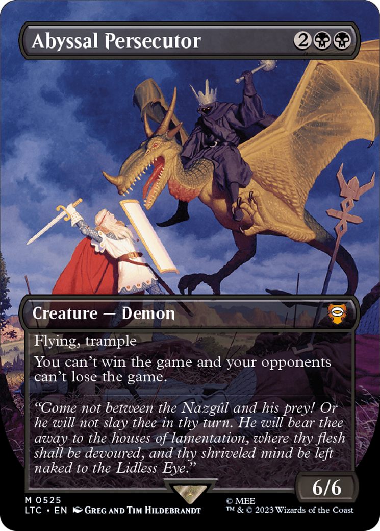 Abyssal Persecutor (Borderless) [The Lord of the Rings: Tales of Middle-Earth Commander] | Jomio and Rueliete's Cards and Comics
