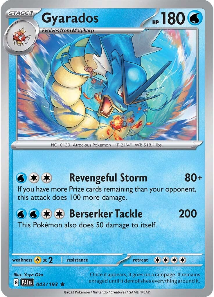 Gyarados (043/193) [Scarlet & Violet: Paldea Evolved] | Jomio and Rueliete's Cards and Comics