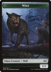 Copy // Wolf Double-Sided Token [Double Masters Tokens] | Jomio and Rueliete's Cards and Comics