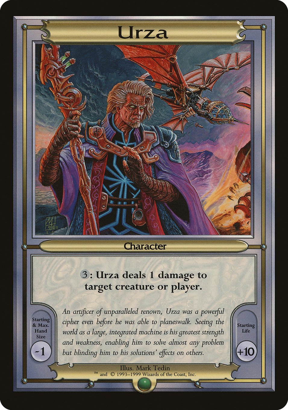 Urza [Vanguard Series] | Jomio and Rueliete's Cards and Comics