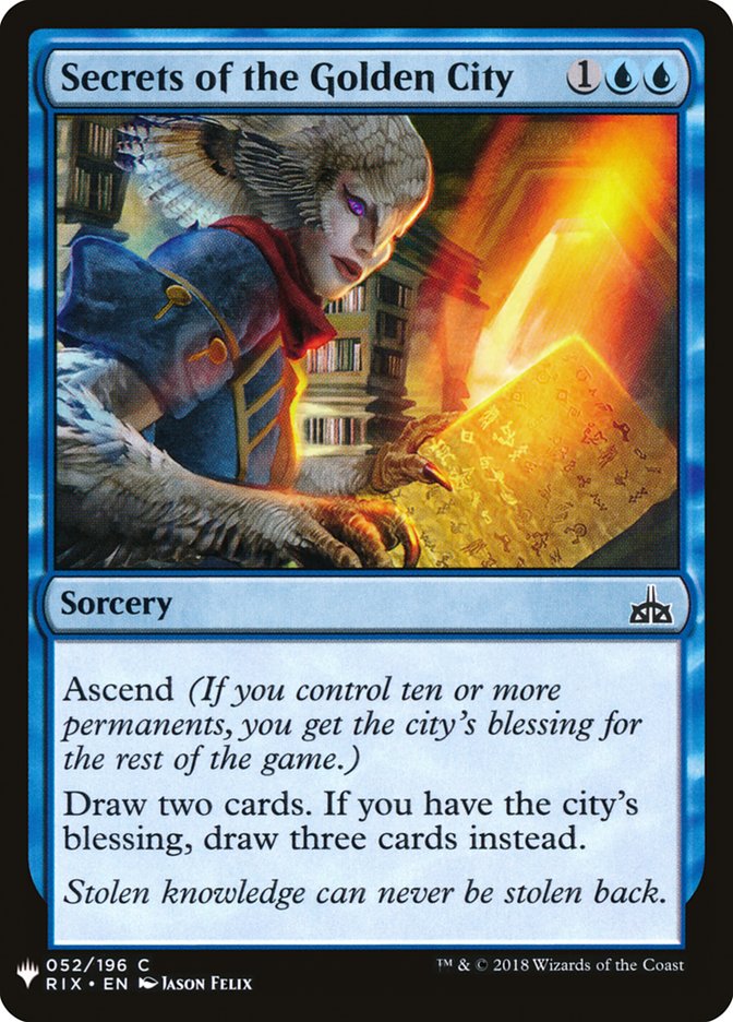 Secrets of the Golden City [Mystery Booster] | Jomio and Rueliete's Cards and Comics