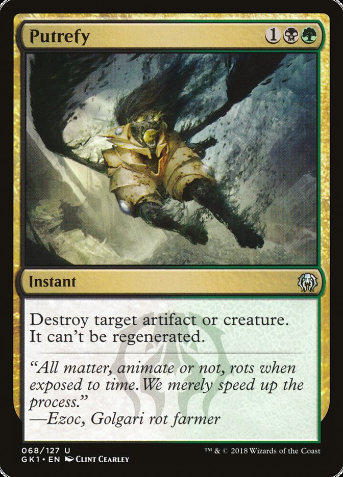 Putrefy [Guilds of Ravnica Guild Kit] | Jomio and Rueliete's Cards and Comics