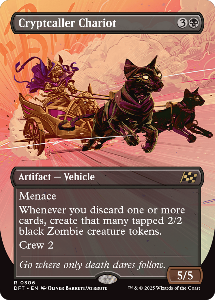 Cryptcaller Chariot (Borderless) [Aetherdrift] | Jomio and Rueliete's Cards and Comics