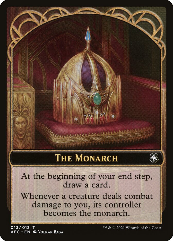 Squid // The Monarch Double-Sided Token [Streets of New Capenna Commander Tokens] | Jomio and Rueliete's Cards and Comics
