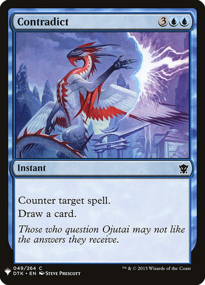 Contradict [Mystery Booster] | Jomio and Rueliete's Cards and Comics
