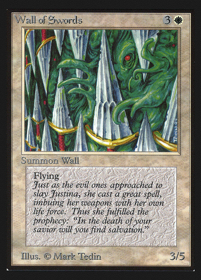 Wall of Swords [Collectors' Edition] | Jomio and Rueliete's Cards and Comics