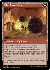 Dire Flail // Dire Blunderbuss [The Lost Caverns of Ixalan Prerelease Cards] | Jomio and Rueliete's Cards and Comics