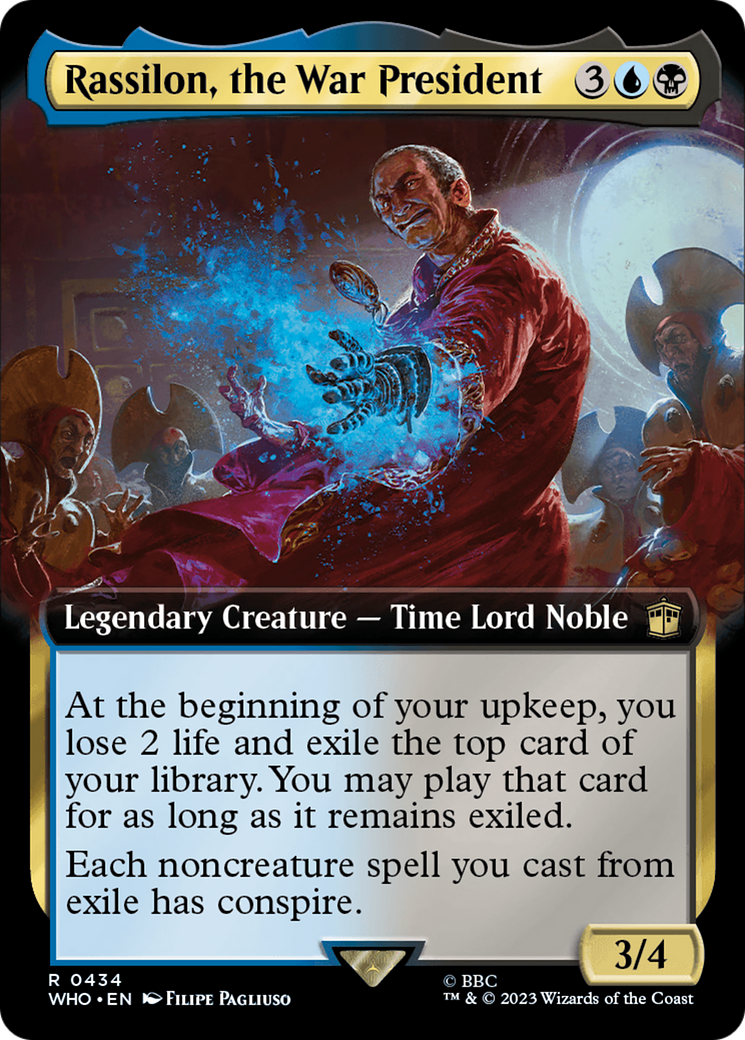 Rassilon, the War President (Extended Art) [Doctor Who] | Jomio and Rueliete's Cards and Comics
