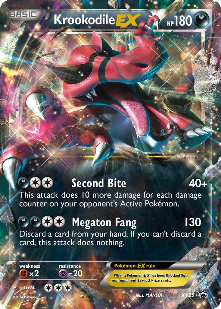 Krookodile EX (XY25) [XY: Black Star Promos] | Jomio and Rueliete's Cards and Comics