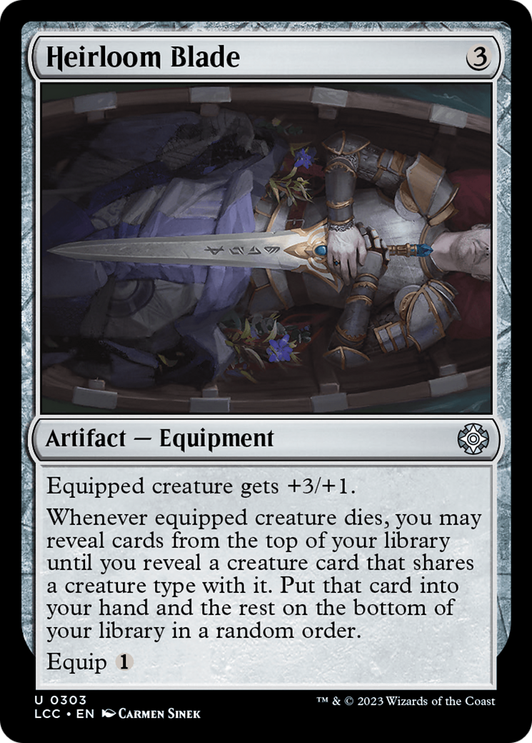Heirloom Blade [The Lost Caverns of Ixalan Commander] | Jomio and Rueliete's Cards and Comics