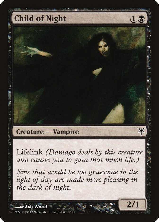 Child of Night [Duel Decks: Sorin vs. Tibalt] | Jomio and Rueliete's Cards and Comics