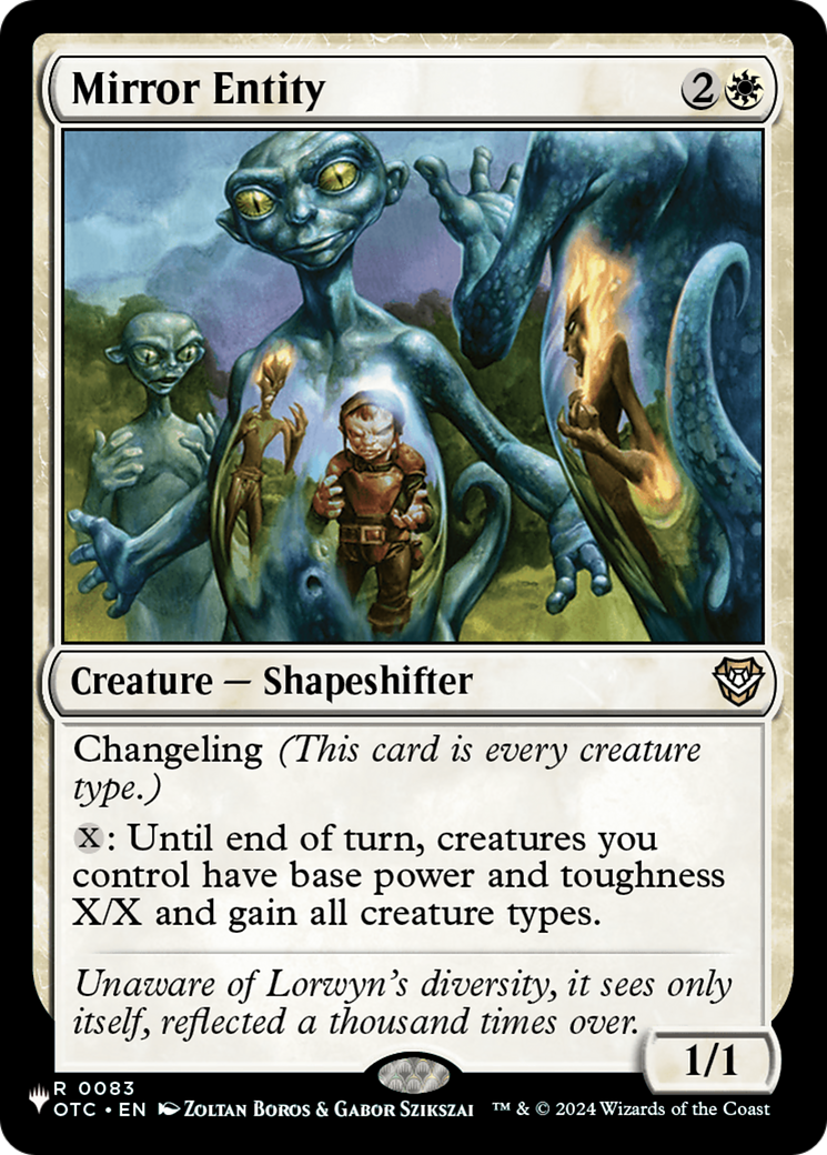 Mirror Entity (OTC) [The List] | Jomio and Rueliete's Cards and Comics