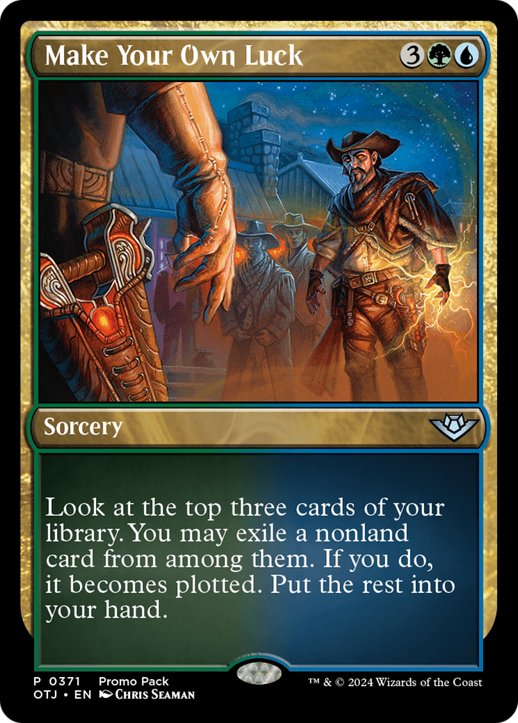 Make Your Own Luck (Promo Pack) [Outlaws of Thunder Junction Promos] | Jomio and Rueliete's Cards and Comics