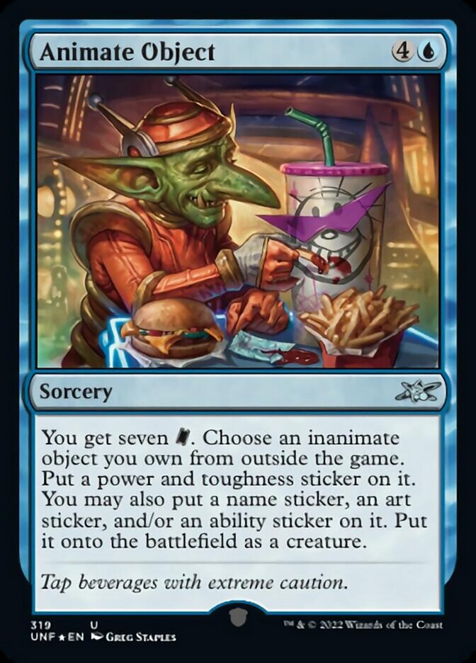 Animate Object (Galaxy Foil) [Unfinity] | Jomio and Rueliete's Cards and Comics