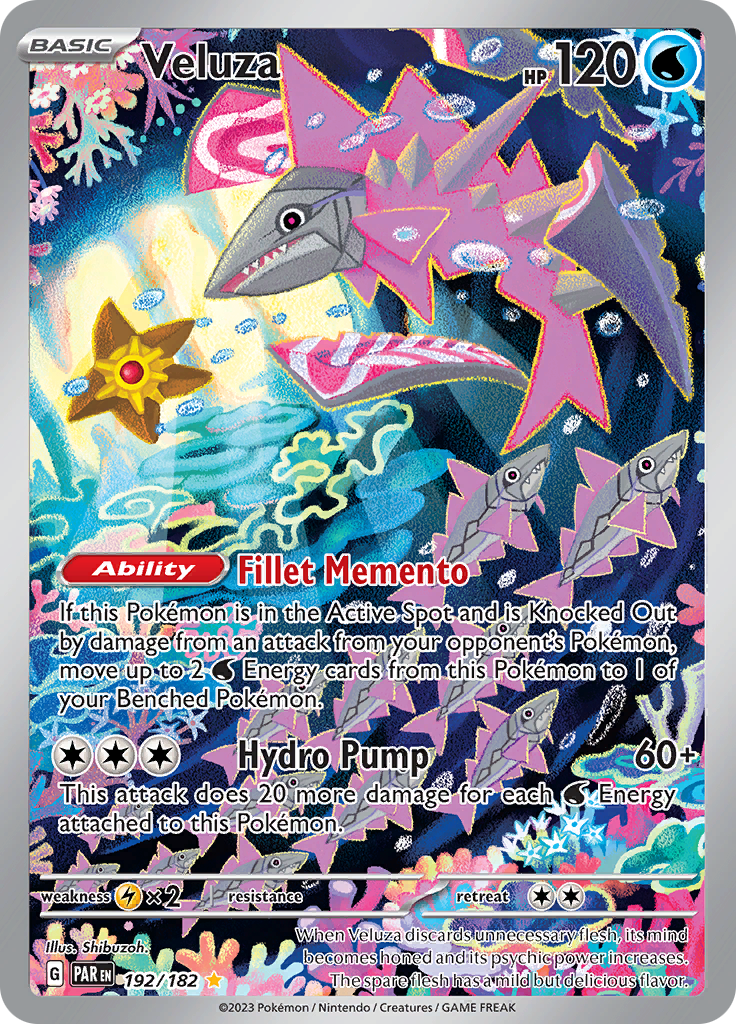 Veluza (192/182) [Scarlet & Violet: Paradox Rift] | Jomio and Rueliete's Cards and Comics