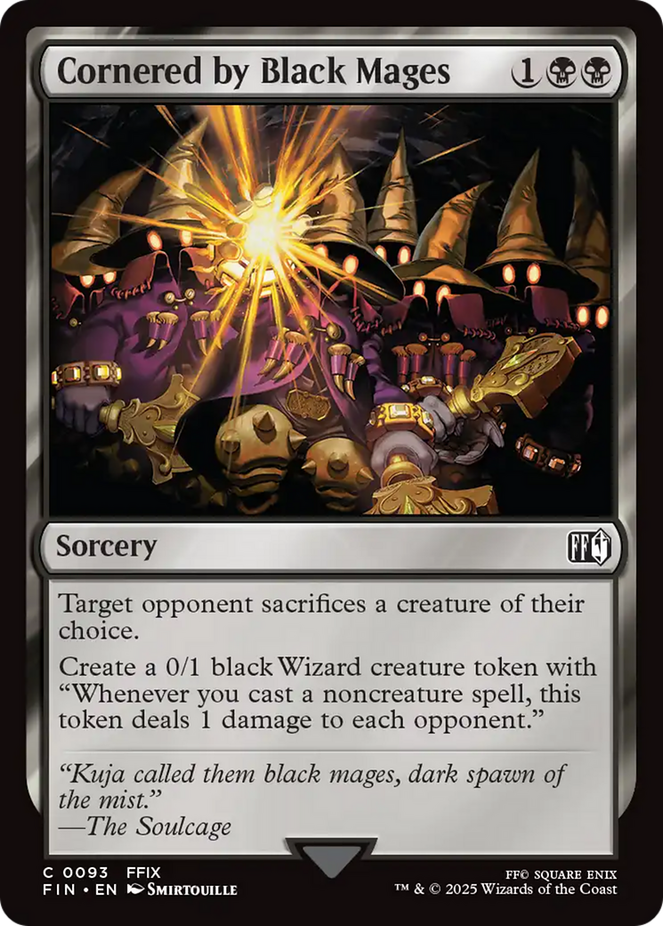 Cornered by Black Mages [FINAL FANTASY] | Jomio and Rueliete's Cards and Comics