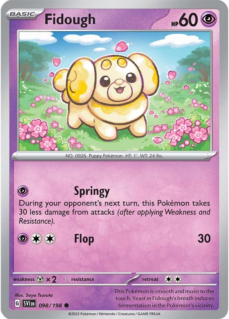 Fidough (098/198) [Scarlet & Violet: Base Set] | Jomio and Rueliete's Cards and Comics