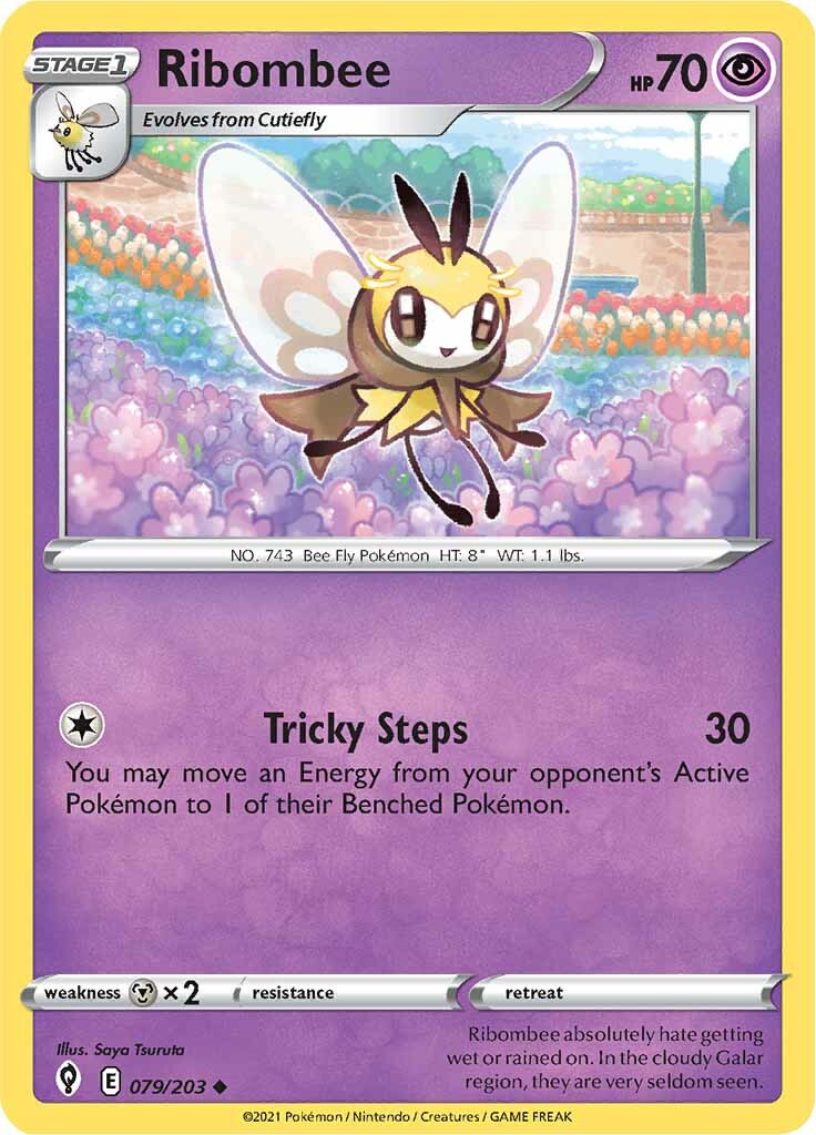 Ribombee (079/203) [Sword & Shield: Evolving Skies] | Jomio and Rueliete's Cards and Comics