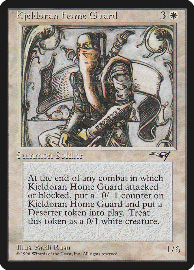 Kjeldoran Home Guard [Alliances] | Jomio and Rueliete's Cards and Comics