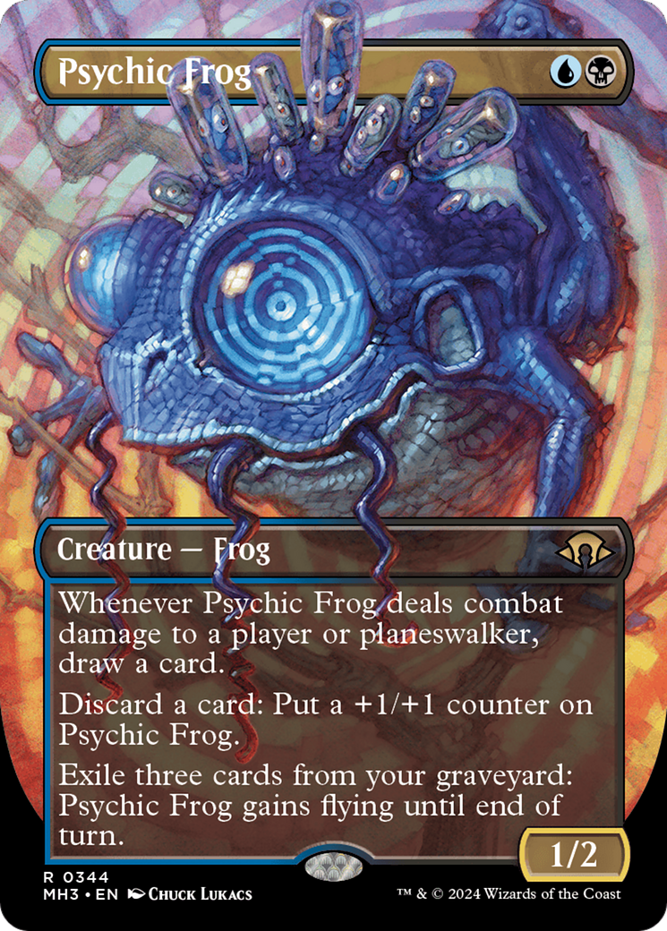 Psychic Frog (Borderless) [Modern Horizons 3] | Jomio and Rueliete's Cards and Comics