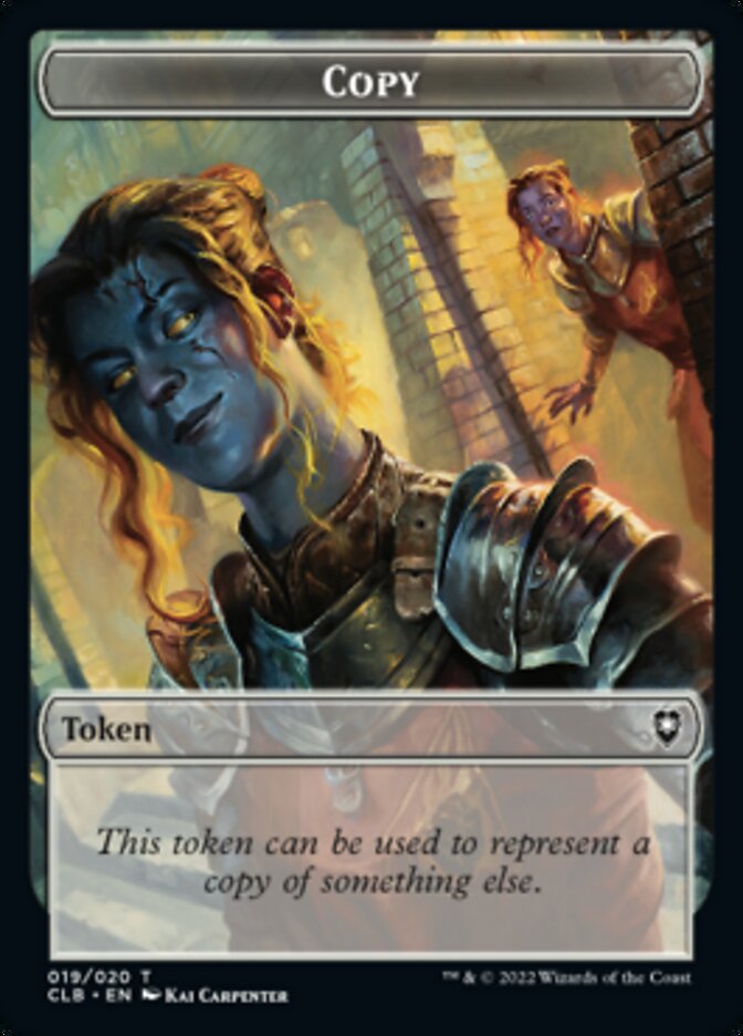 Will Kenrith Emblem // Copy Double-Sided Token [Commander Legends: Battle for Baldur's Gate Tokens] | Jomio and Rueliete's Cards and Comics