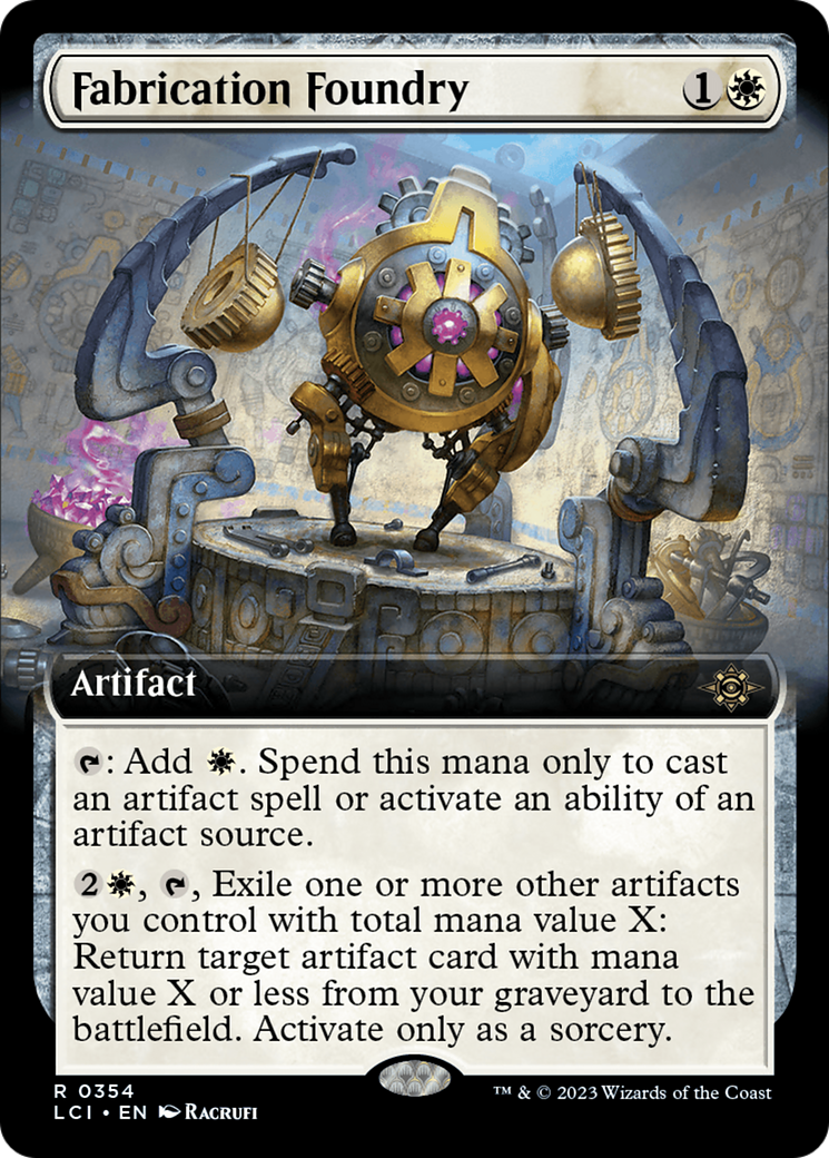 Fabrication Foundry (Extended Art) [The Lost Caverns of Ixalan] | Jomio and Rueliete's Cards and Comics