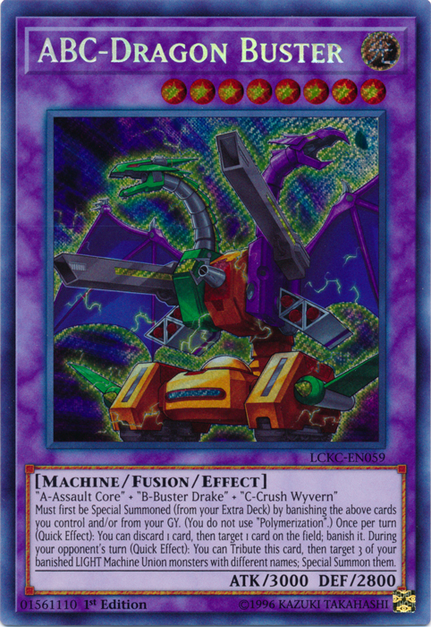 ABC-Dragon Buster [LCKC-EN059] Secret Rare | Jomio and Rueliete's Cards and Comics